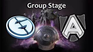 DOTA 2 : EG Vs Alliance - The International 2016  Group Stage