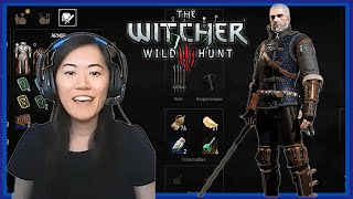 Upgrading my armor | THE WITCHER 3: WILD HUNT BLIND PLAY | Superior Feline Armor / Cat School Gear