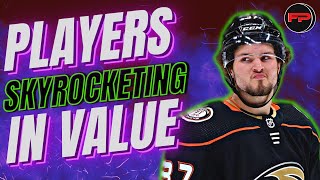 7 Players SKYROCKETING Up The Fantasy Hockey Rankings