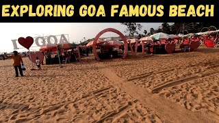 Goa Beach | North Goa Famous Beach🏖 | Episode 3| #beachshacks #calangute #calangutebeach