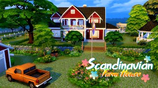 Scandinavian Farm House [No CC] | Speedbuild  | The Sims 4