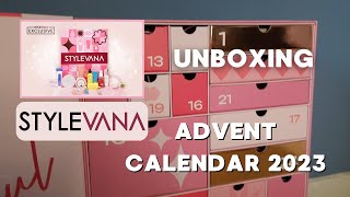 STYLEVANA ADVENT CALENDAR 2023 UNBOXING/ Let's Swatch It