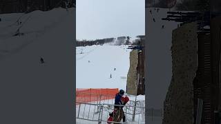 Skiing at Mont-Tremblant, Quebec #canada #shorts