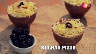 Kulhad Pizza | वायरल कूल्हड़ पिज्जा बनाए घर मे आसानी से | Taste Ki Gully | Zee Zest