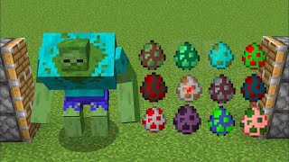 mutant zombie + all zombie spawn eggs = ??? #737