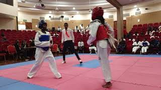 Stunning fight from Ashley (JKUAT), against St Paul's university