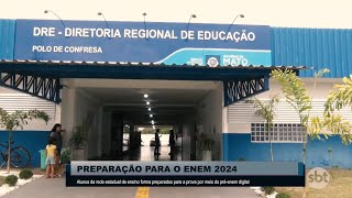 ENEM 2024: alunos da rede estadual de ensino forma preparados para a prova por meio do pré-enem dig