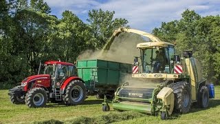 Senáže 2015 V Krone BiG X700 & Zetor Forterra 140HD