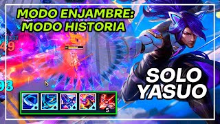 Modo Enjambre: Solo YASUO, Build de INFINITAS particulas... , CABEZA DE PLAYA | League of Legends