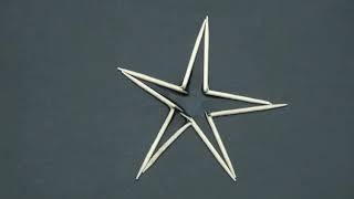 Toothpick Star Experiment for Kindergarten