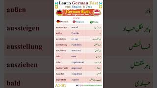 #deutsch #german #english #urdu #hindi  #learngerman #learngermanwithbilal