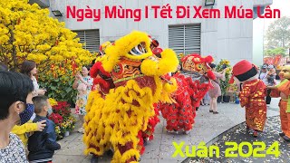 Ngày Mùng 1 Tết đi xem múa Lân