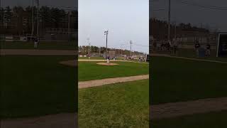 Ethan showing off his baseball ⚾ pitching skills at game 2 of the season let's gooo!!!