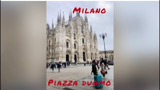 جولة اخرى في وسط مدينة ميلانو الايطالية بالقرب من piazza duomo