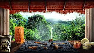 Sons da Amazônia, Meditação e Relaxamento. Som de flauta e chuva na Floresta