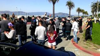 Pagani Huayra Cafe SpA Cars and Coffee treasure island 3-7-15 #2