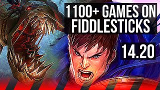 FIDDLESTICKS vs GAREN (TOP) | 1100+ games, 8/2/6 | KR Diamond | 14.20