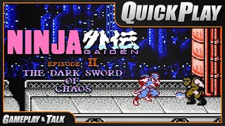 Ninja Gaiden II: The Dark Sword of Chaos (NES) | Gameplay and Talk Quick Play #58 - Full Playthrough