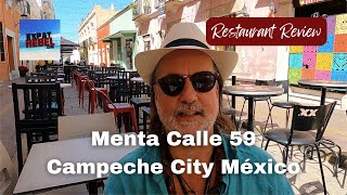 Menta on Calle 59 one of my favorite coffee cafes in Campeche City México