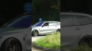 BMW M3 vs Roundabout