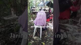 Gara-gara Tower rusak terpaksa Masyarakat cari jaringan d gunung