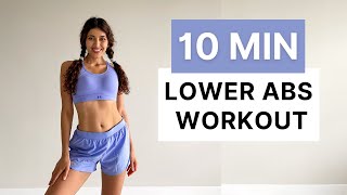 10 MIN LOWER ABS WORKOUT - LOSE LOWER BELLY FAT | No Equipment | Jeyran Dursunova