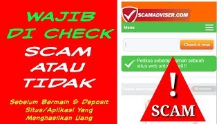 Cara mengetahui scam atau tidak pada situs/aplikasi online yang menghasilkan uang