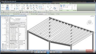 REVIT Sloped Beam System - CADclips