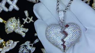 White Gold Diamond Broken Heart Pendant - Jewelry / Product Review - SKRT®