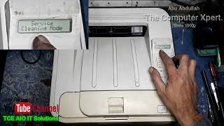 HP LaserJet P2055 Cleaning page || Cleaning Fuser Sleeve || #tutorial #hp #repair #printer #how