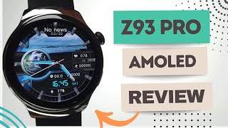 Z93 PRO - Smartwatch Com Tela AMOLED Novo Comando Por GESTOS e ILHA DINÂMICA - Unboxing e Review!