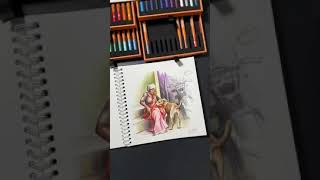 КАРАНДАШНАЯ ИНДИЯ #Shorts #india #coloredpencil