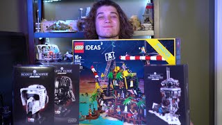 Lego Store April Haul! (Darth Vader/Scout Trooper helmet, Probe Droid, and Pirates of Barracuda Bay)