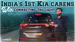 INDIA'S 1ST KIA CARENS WITH CONNECTING TAIL LIGHT