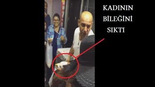 Cigkofteci ali usta kadın müşterinin bileğini sıktı.