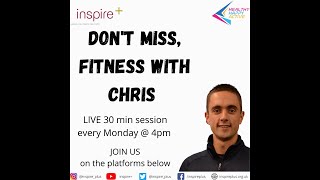 Don't miss, fitness with Chris