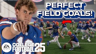 HOW to KICK FIELD GOALS in College Football 25!