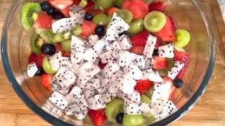 Summer Fruit Salad 🍉🍓🥝🫐