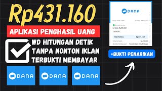 Belum Viral💸 Aplikasi Penghasil Uang Saldo Dana Tercepat 2024 Terbukti Membayar | Apk Penghasil Dana