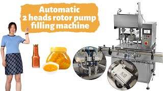 MTW   Automatic rotor pump to fill sesame paste rotor pump filling machine