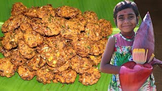 மொறு மொறுன்னு வாழைப்பூ வடை செய்வது எப்படி? || Vazhaipoo Vadi Recipe in Tamil || Masala Vadai