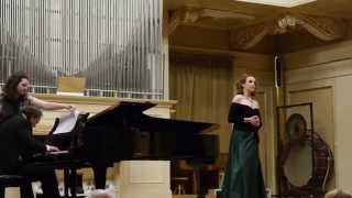 Alexandra Sherman sings  Laura's 2nd song from "The Stone Guest", Dargomyzhsky