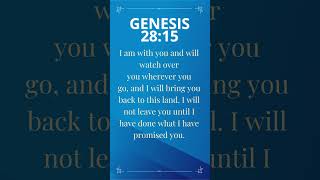 Daily Bible Verse - Genesis 28:15 – September 3, 2023