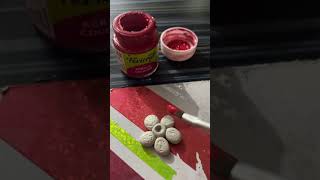 Decorating a simple clip using Fevicryl mouldit clay #fevicryl #youtubeviralshorts #getcreative