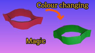 Try this paper colour changing magic||paper magic||papercrafts