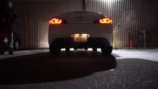 Infiniti G37xS coupe - Muffler+Resonator delete - Cold Start