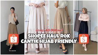 SHOPEE HAUL ROK CANTIK HIJAB FRIENDLY MAXI SKIRT