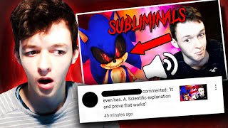 Searching For The Truth About SONIC.EXE SUBLIMINALS... (I Got Called Out)