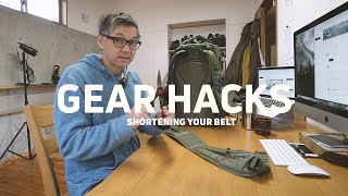 Shimoda Gear Hacks / Belt Hack /  Shortening Your Belt