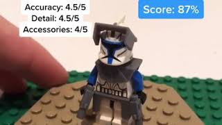 Captain Rex Minifigure Rating